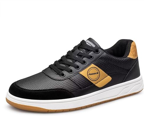 BNR Mens Fashion Sneakers Skate Shoes Casual Comfortable Durable Black Navy Brown in Kuwait