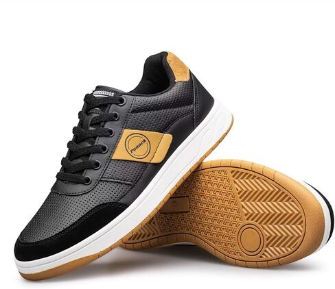 BNR Mens Fashion Sneakers Skate Shoes Casual Comfortable Durable Black Navy Brown in Kuwait