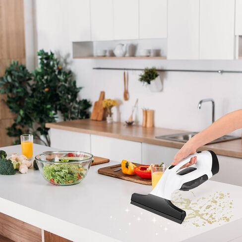 Window Vacuum Squeegee Cordless, Window Vac with Detachable Water Tank and Strong Suction, Electric Window Cleaning Tool for Shower Wall, Mirror, Glass, Car Windshield, Countertop, Tiles in Saudi Arabia