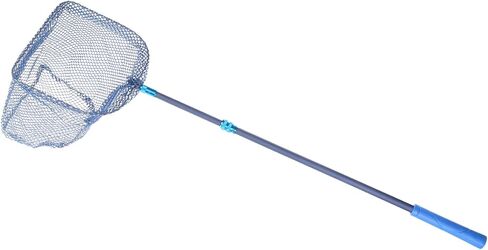 PATIKIL Telescopic Table Tennis Ball Picker, Carbon Fiber Portable Ping Pong Ball Pick Up Net Bag for Balls Picking, Blue in Saudi Arabia
