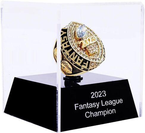 2023 Fantasy Football Championship Trophy Ring | Award For Fantasy Football League Winner in Saudi Arabia