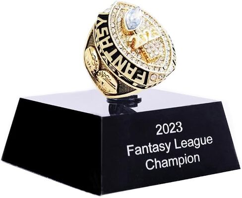 2023 Fantasy Football Championship Trophy Ring | Award For Fantasy Football League Winner in Saudi Arabia
