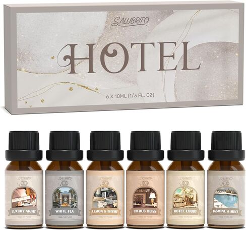 SALUBRITO Essential Oils Set, Nature Fragrance Oils Set - Forest Pine, Ocean Breeze, Rain, Fresh Cut Grass, Mountain Air, Bamboo, Premium Scented Oil for Diffuser, Candle, Soap Making in Saudi Arabia