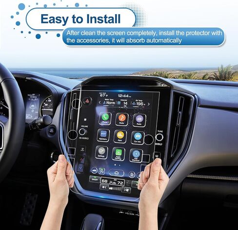 2018-2023 2024 Tiguan Screen Protector for Tiguan (SE/SE R-Line Black/SEL/SEL R-Line) 8-inch Touch Screen, 9H Hardness Tempered Glass 2024 2023 Tiguan Accessories HD Tempered Protective Film 8" in Kuwait