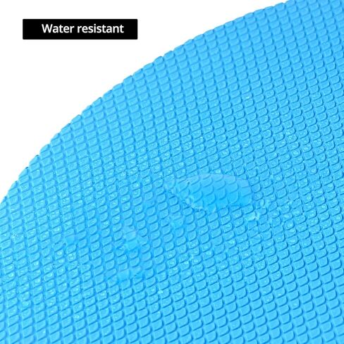 QWORK Stability Trainer Pad - Blue Foam Balance Exercise Cushion for Therapy, Yoga, Pilates, and Fitness - Non-Slip, Water-Resistant, Supports Ankle Stability, Relieves Knee and Elbow Pain in Saudi Arabia