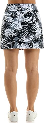 Zac & Rachel Women's New Millennium Pull-On Skort, Black/White in Saudi Arabia