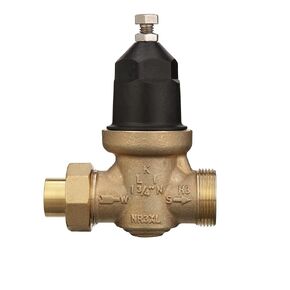 Zurn Wilkins 34-NR3XLC 3/4" NR3XL Pressure Reducing Valve Single Union Copper Sweat X NPT Connection
