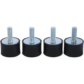 Rubber Mounts, Cylindrical Rubber Isolator Mounts 4x M8 M6 Rubber Mounts Shock Absorber Anti Vibration Silentblock Bobbins(VD20*15 M6*18)