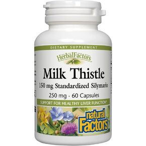 Natural Factors Milk Thistle Extract 250 Mg, 90 CT