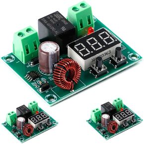 3 Pcs XH-M609 Voltage Protection Switch Module Digital Display DC 12V-36V Low Voltage Disconnect Protection Output DC 6V-60V Over Discharge Protection Module