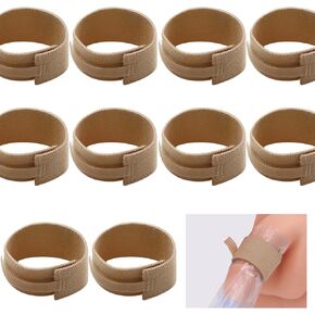 Male External Catheter Fixer, Male Urinary Incontinence Penile Clamp for Patient, Reusable Anti-Slip Off Fixed Belt（10pcs）