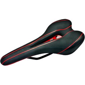 DRBIKE Comfortable Bike Seat for Men and Women with Soft Cushion, Replacement MTB Saddle with Innovative Ergonomic Design, Universal Bicycle Seat for Road BMX MTB Hybrid & Cruiser Bikes, Black