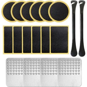 18Pcs Bicycle Tire Patches Puncture Repair Kit