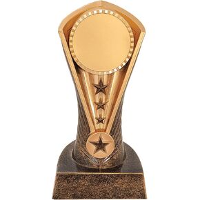 Express Medals 1 to 12 Packs of 6.5 Inch Tall Cobra Blank DIY Trophies with 3 Inch Wide Base