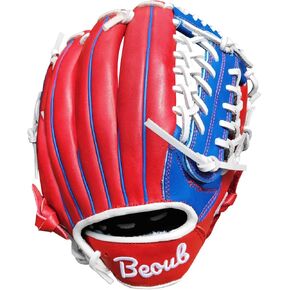 Softball Baseball Glove Pro Real Leather Youth Adults Mens Women Outfield Infield Fielding Glove in Saudi Arabia