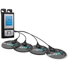 HiDow XP-Micro 8 Modes TENS EMS Combo Dual Channel Muscle Stimulator Pulse Massager for Pain Relief Physical Therapy