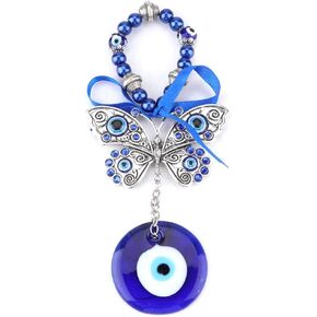 Turkish Blue Evil Eye Blessing Wall Hanging Ornament for Home Decor Good Luck Charm Gift
