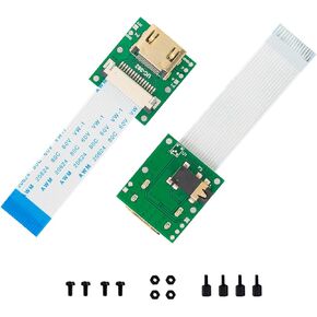 Arducam CSI to HDMI Cable Extension Module with 15pin 60mm FPC Cable for Raspberry Pi Camera V3/V1/V2/HQ (Pack of 2, 1 Set)