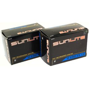 Sunlite Bicycle Tube 12-1/2 x 2-1/4 (1.75) Angled 70 Degree SCHRADER valve