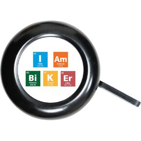 جرس كلاسيكي مستدير لركوب الدراجات - سهل التركيب، صوت واضح، هيكل معدني وبلاستيك متين، يناسب معظم الدراجات والدراجات البخارية - ملحق أساسي للأطفال والكبار