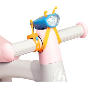 Electric Bell and Lights for Kids Balance Bike & Kick Scooter, Fun Toy Bike Horn Accessories Compatible with Toddler Balance Bike and Kids Kick Scooter