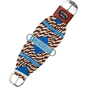 Horse Horse Western 21 Strand Double Weave Two-Tone Mohair Roper Cinch 97RT15