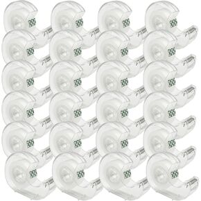 Transparent Tape 27 Rolls 3/4 x 1000 Inches and 3pc Dispenser,Clear Tape Refills Rolls Each Roll 1 inch Core, for Office, Home, School. in Kuwait