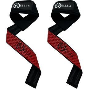 Wrist Straps for Weightlifting, Powerlifting - Lifting Straps for Strength Training - Padded Neoprene & polyester cotton with anti slip gel.
