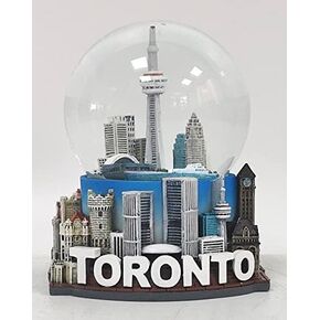 Toronto 3D Snow Globe Water Globe Souvenir Ornament for Home car Gift for Women Kids Girls Mon Granddaughter 3 ½" T