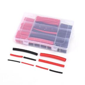 Heat Shrink Tubing Kit-3:1 Ratio, Adhesive Lined Heat Shrink,Industrial Heat-Shrink Tubing,Perfect for Home,Automotive, Industrial and DIY,Black&Red,270PCS