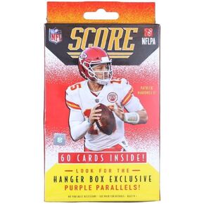 2021 Panini Score Football Hanger Box - 60 Cards Inside with Exclusive Purple Parallels