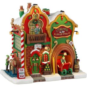 LEMAX Li'L Murph's Sleigh Shop, Battery Operated (4.5V) #45264