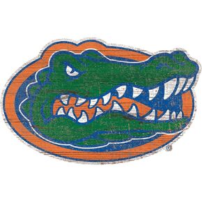 NCAA Florida Gators Unisex University of Florida Team Logo 8in Cutout, Team Color, 8 inch