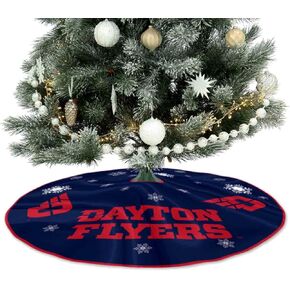 Dayton Flyers Christmas Tree Skirt Large Xmas Tree Collar Ornament