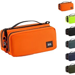 ROCKBROS Bike Top Tube Bag, Lightweight Bike Frame Bag, Waterproof Bicycle Bag, 2L Capacity Bike Storage Bag