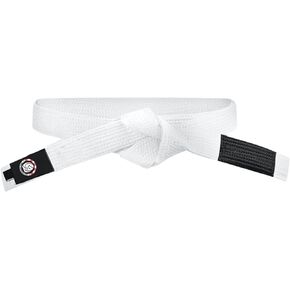 Jorge Pereira BJJ Premium Ranked White Belt, For Men & Women, Durable Twill Cotton, Brazilian Jiu Jitsu Gear