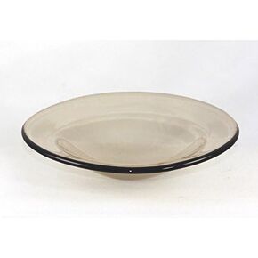Replacement Large Round Dish Bowl for Tart Burners Oil Warmers 4 1/2" Diameter Smoked Color