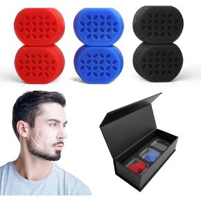 6PCS Jaw Exerciser,Jaw Trainer,Jawline Shaper,Jawline Exerciser for Men&Women,Three Resistance Levels Jaw Strengthener,3 Resistance Levels Silicone jawline Shaper,Face Trainer,Double Chin Exerciser.