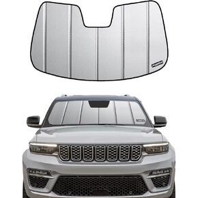 Windshield Sun Shade for 2014-2021 Jeep Grand Cherokee Window Sunshade - HyperShield