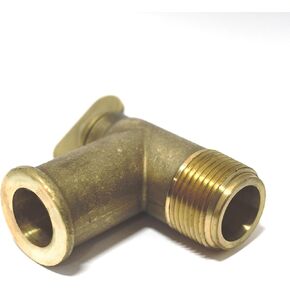 BARR MARINE Brass Exaust Manifold Drain Plug Elbow Replaces MerCruiser 50-806926, 18-4224