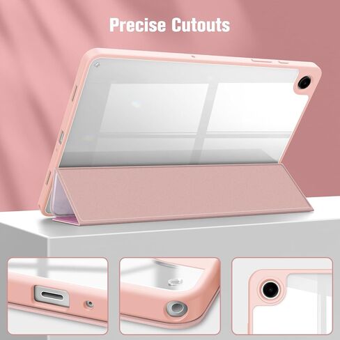 Fintie Clear Case for Samsung Galaxy Tab A11+/A9+ 11'', Lilac Marble in Saudi Arabia