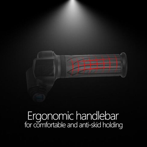 Electric Grips, Waterproof LED Display E- Handlebar Grip for Electric Cars Scooter (1 Pair) in Saudi Arabia