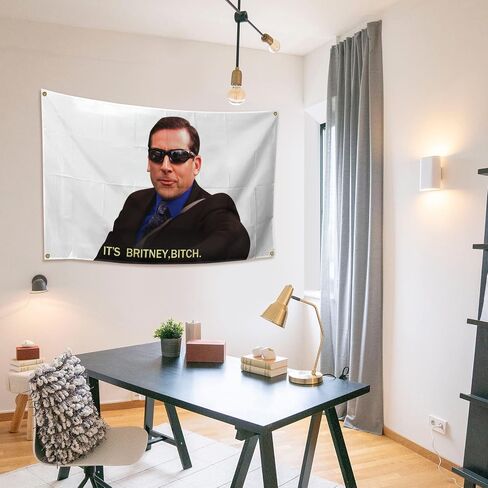 Michael Funny Tapestry Scott 3 * 5FT Banner Meme Flag For Room College Decor Room Backdrop Poster Fashion Art Home Decor in Saudi Arabia
