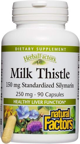 Natural Factors Milk Thistle Extract 250 Mg, 90 CT in Saudi Arabia
