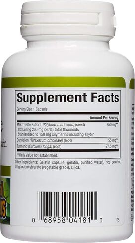 Natural Factors Milk Thistle Extract 250 Mg, 90 CT in Saudi Arabia