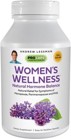 Andrew Lessman Women’s Wellness 180 Capsules – Naturally Relieves PMS, Menopause & Perimenopause Symptoms, with Soy Isoflavones, EGCG, Cranberry, Broccoli and More. Easy to Swallow Capsules in Saudi Arabia