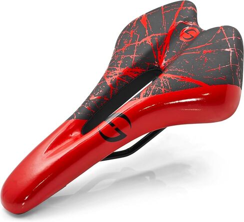 Comfort Bike Seat,Ergonomics Design Breathable Bike Saddle Waterproof and Shock Absorbing,Soft Padded with Shock Absorbing Waterproof for MTB Mountain Bike Road Bike in Saudi Arabia