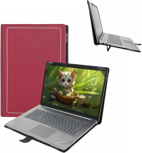 غطاء حافظة لجهاز الكمبيوتر المحمول HP 17-cn/17-cp/17s-cu/17t-cn/17z-cp & HP Envy Laptop 17-cr/17-ch/17t-cr Series 17.3 بوصة [لا يناسب HP Envy 17t-cw ]، حافظة صلبة للكمبيوتر المحمول مع حامل للكمبيوتر المحمول، أزرق in Kuwait