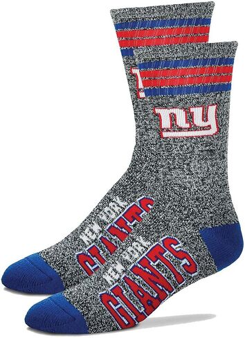 FBF - NFL Got Marbled 4 Stripe Deuce Mens Crew Socks Size Large 10-13 - New York Giants in Saudi Arabia