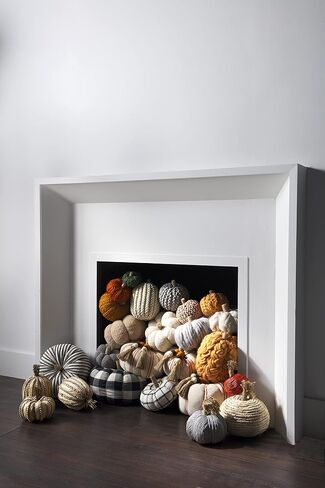 Mud Pie Knit Fabric Pumpkin, Large Table Sitters in Saudi Arabia